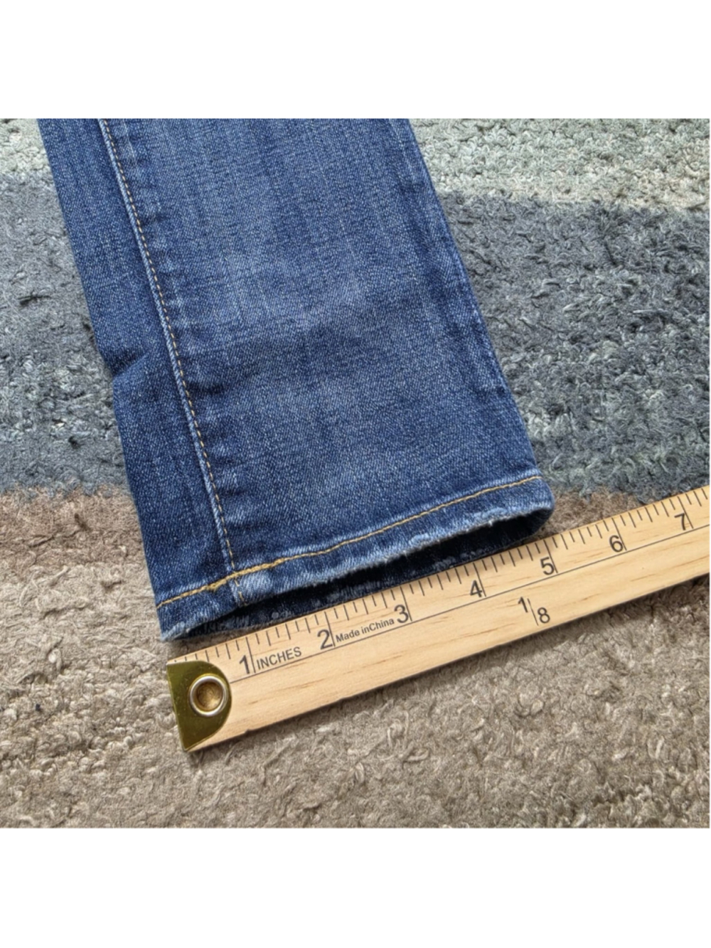 Polo Ralph Lauren Astor Slim Boyfriend Jeans Womens Size 28 Blue Stretch - Picture 9 of 10